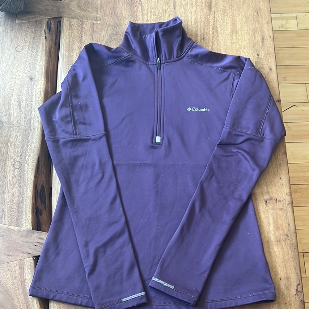 Columbia Purple Half-Zip Pullover